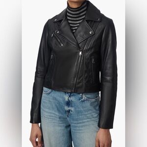 Black vegan Leather Women's Jacket